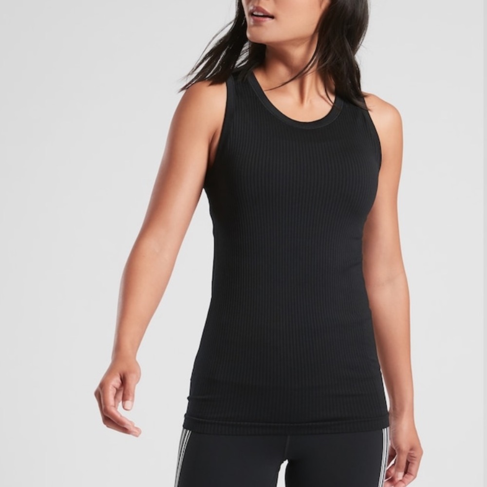 Renew CYA Length Ribbed Tank (olive)